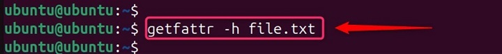 getfattr Command in Linux5