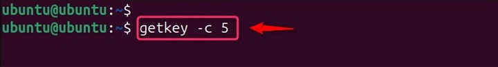getkey Command in Linux3