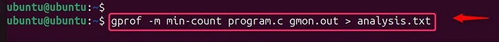 Handling Large Programs Using gprof