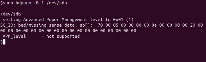hdparm Command in Linux3