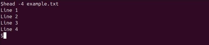 head Command in Linux5