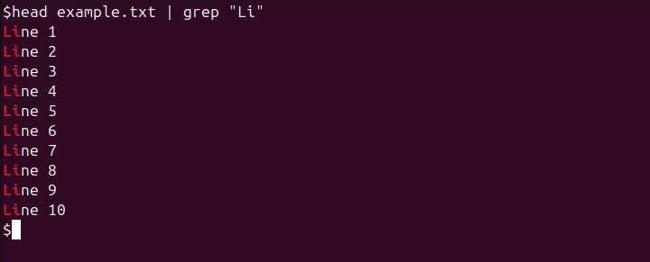 head Command in Linux9