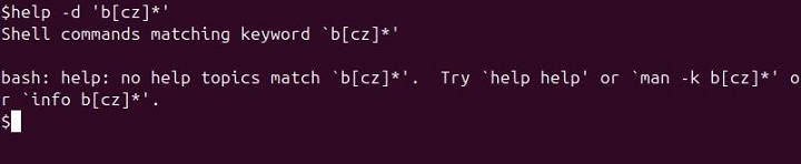 help Command in Linux6