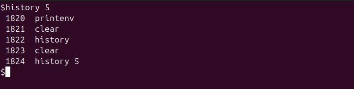 history Command in Linux2