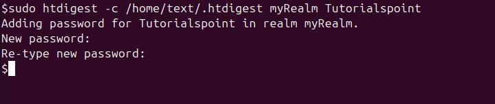 htdigest Command in Linux1