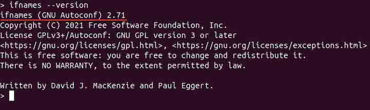 ifnames Command in Linux1