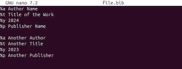 indxbib Command in Linux2