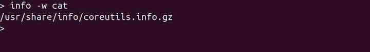 info Command in Linux4