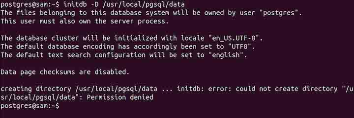 initdb Command in Linux3