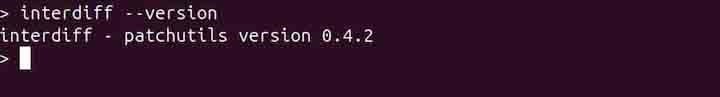 interdiff Command in Linux1
