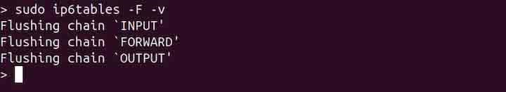 ip6tables Command in Linux6