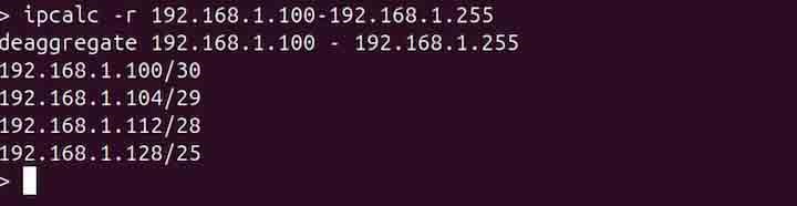 ipcalc Command in Linux6