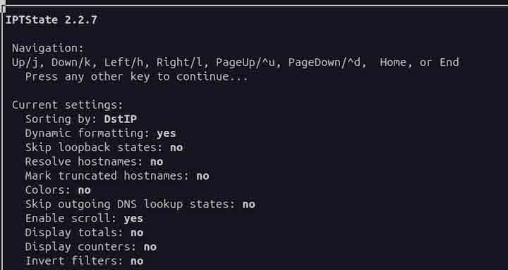 iptstate Command in Linux10