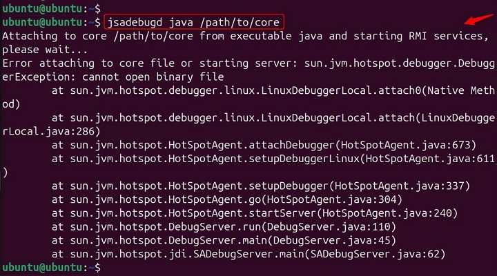 jsadebugd Command in Linux2