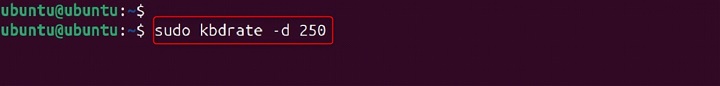 kbdrate Command in Linux2