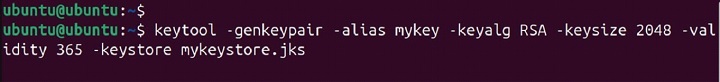 keytool Command in Linux5