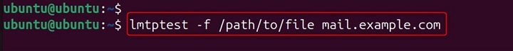 lmtptest Command in Linux11