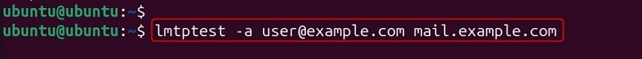 lmtptest Command in Linux6