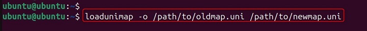 loadunimap Command in Linux3