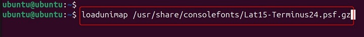 loadunimap Command in Linux9