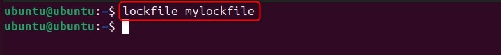 lockfile Command in Linux1