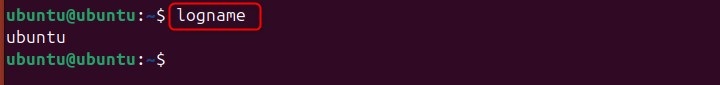 logname Command in Linux1