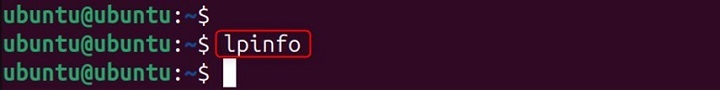 lpinfo Command in Linux1
