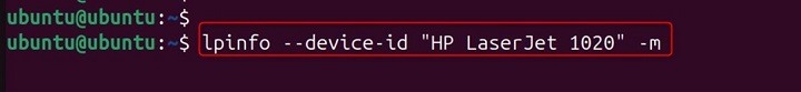 lpinfo Command in Linux9