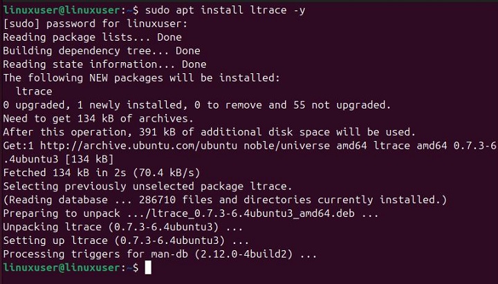 ltrace Command in Linux1