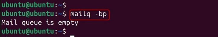 mailq Command in Linux7