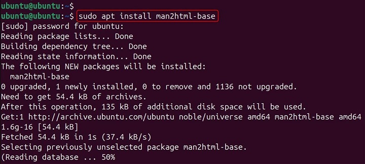 man2html Command in Linux1