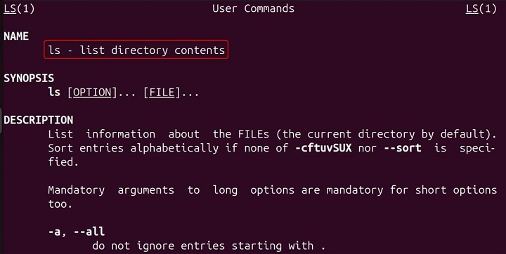 man Command in Linux12