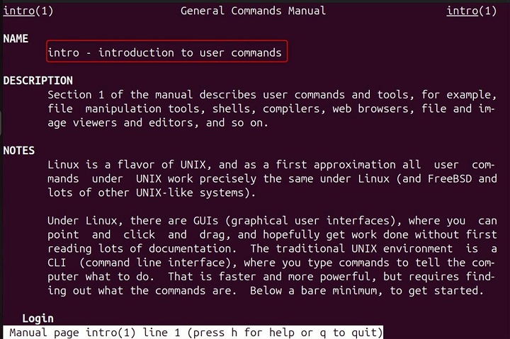 man Command in Linux4