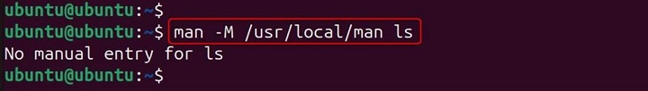 man Command in Linux7