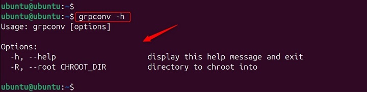 Man grpconv Page or Help for Information