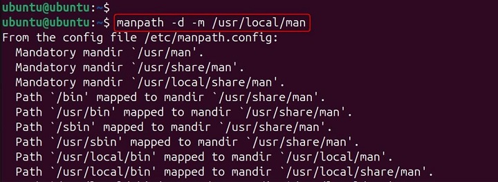 manpath Command in Linux10
