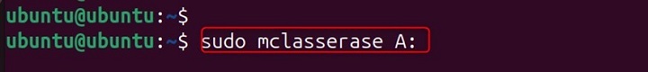 mclasserase Command in Linux2