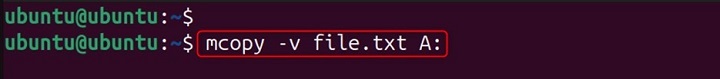 mcopy Command in Linux10