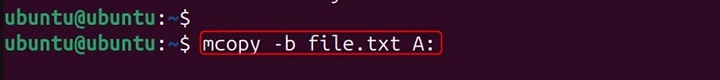 mcopy Command in Linux11