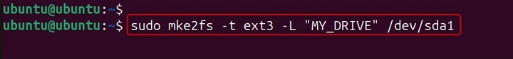 mke2fs Command in Linux2