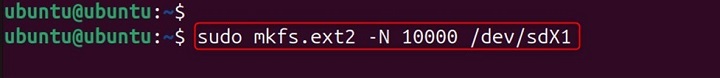 mkfs.ext2 Command in Linux4