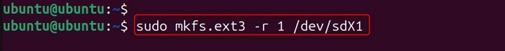 mkfs.ext3 Command in Linux11