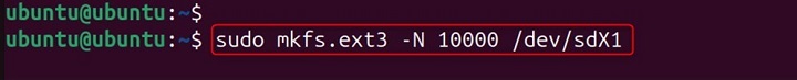 mkfs.ext3 Command in Linux4