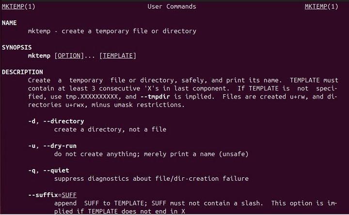 mktemp Command in Linux1