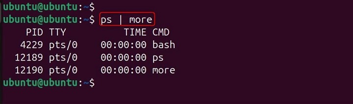 more Command in Linux14