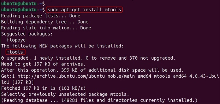 mpartition Command in Linux1