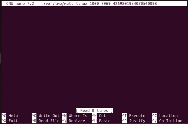 mutt Command in Linux2