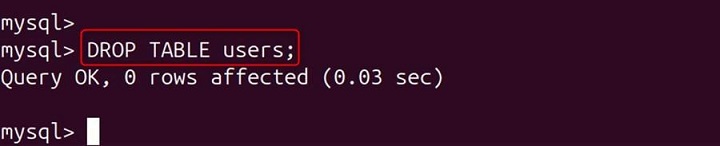 mysql Command in Linux17