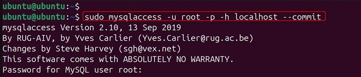mysqlaccess Command in Linux12