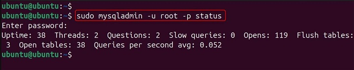 mysqladmin Command in Linux3